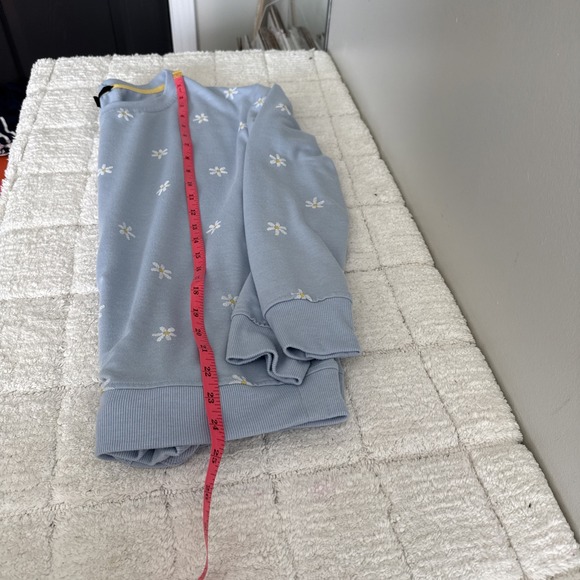 Jane and Delancey Womens Blue Floral Sweater Size M Feminine Outdoors Dainty - Picture 9 of 12